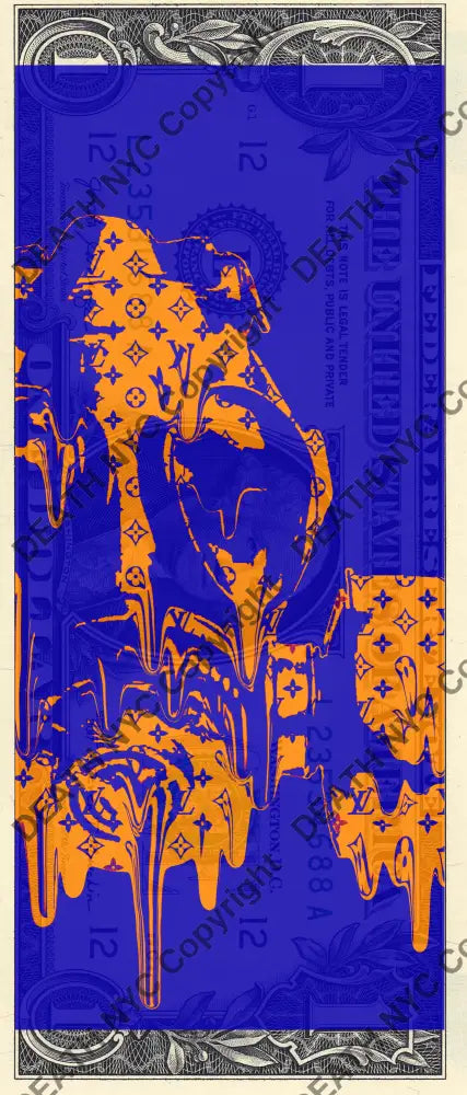 Auction USD $1 Original artwork 201221$1 mask - Art Print