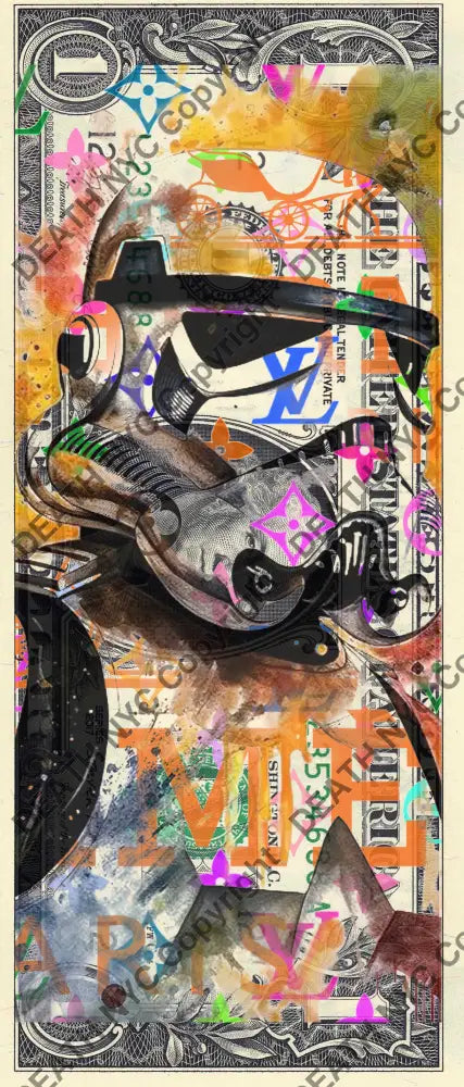 Auction USD $1 Original artwork 210225$1 troop - Art Print