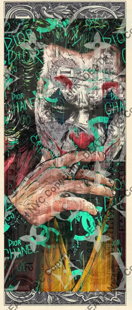 Auction USD $1 Original artwork 210226$12 j k r Art Print