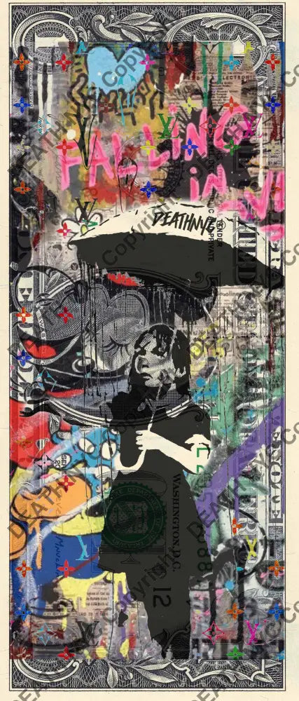Auction USD $1 Original artwork 210226$2 bank Art Print