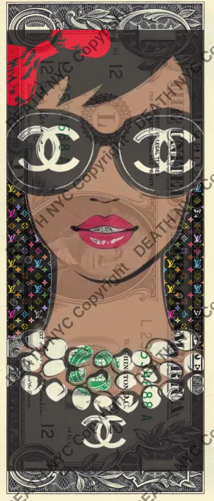 Auction USD $1 Original artwork 210226$4 ch Art Print
