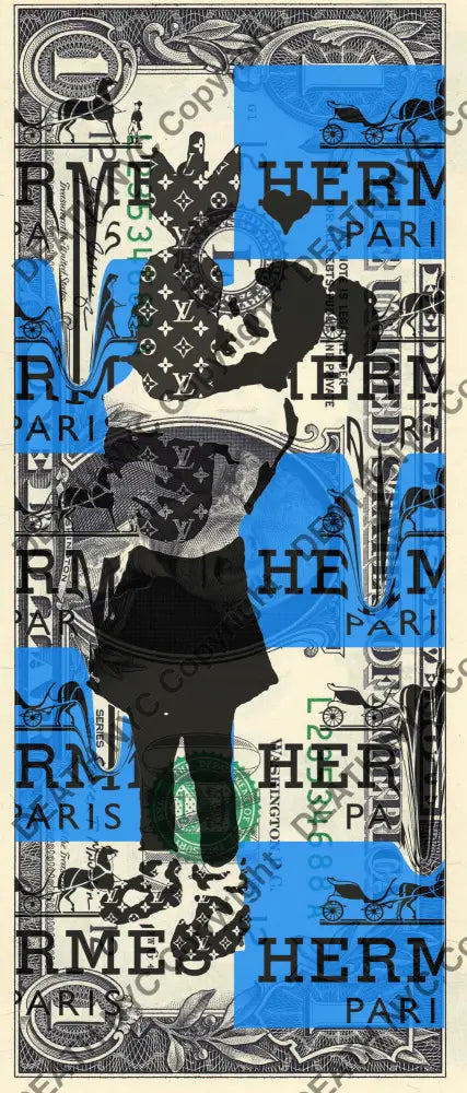 Auction USD $1 Original artwork 211121$19 bank Art Print