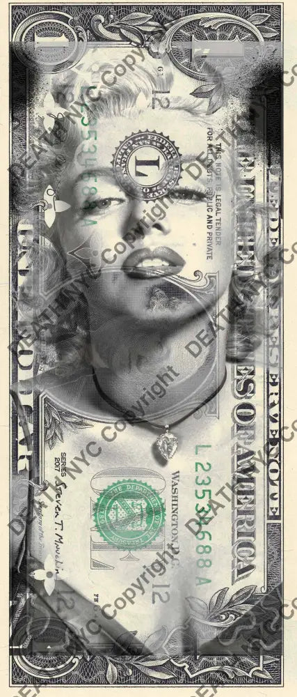 Auction USD $1 Original artwork 211125$2 monr Art Print