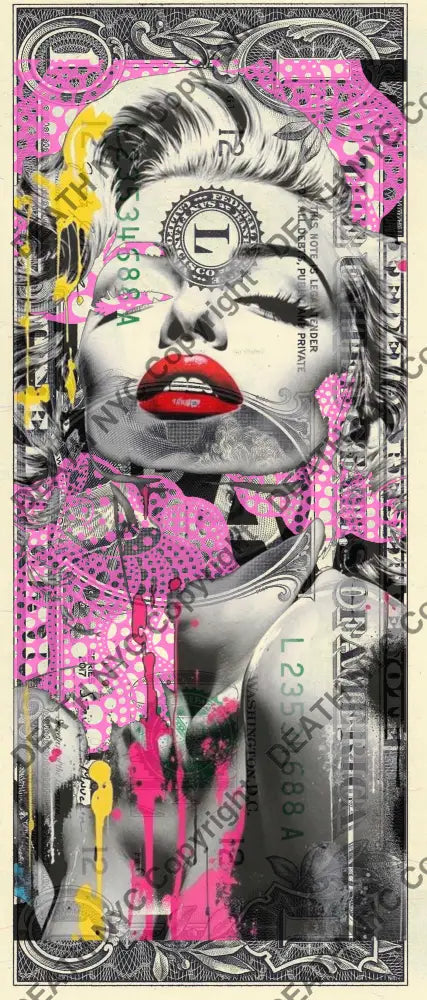 Auction USD $1 Original artwork 211225$10 monr Art Print