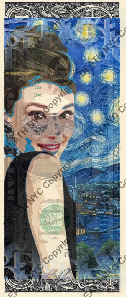 Auction USD $1 Original artwork 211225$13 audrey Art Print