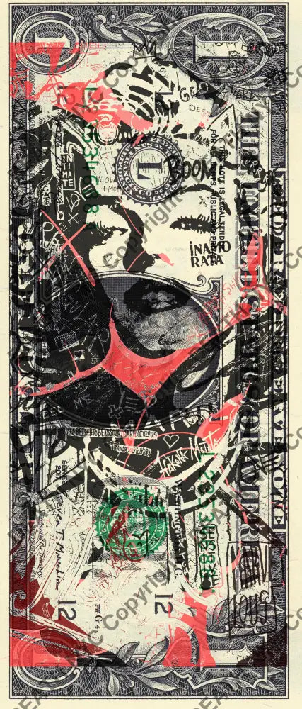 Auction USD $1 Original artwork 211225$4 monr Art Print