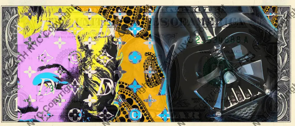 Auction USD $1 Original artwork 220324$7 monr* Art Print