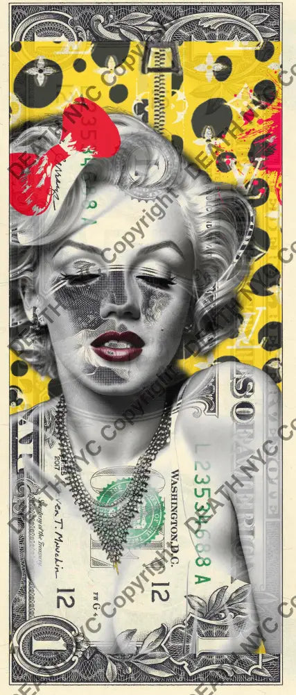 Auction USD $1 Original artwork 230324$6 monr * Art Print