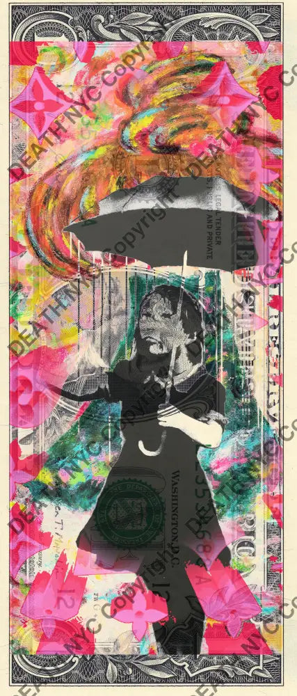 Auction USD $1 Original artwork 231026$10 bank - Art Print