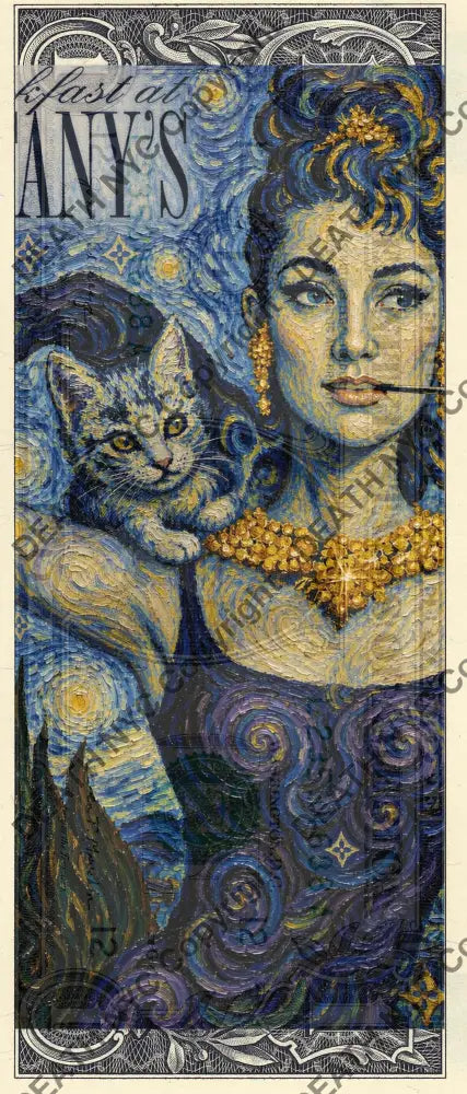 Auction USD $1 Original artwork 231026$17 audrey - Art Print