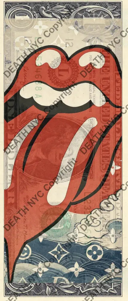 Auction USD $1 Original artwork 231026$19 stone - Art Print