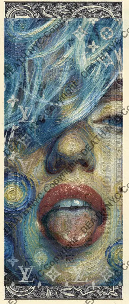 Auction USD $1 Original artwork 231026$2 monr - Art Print