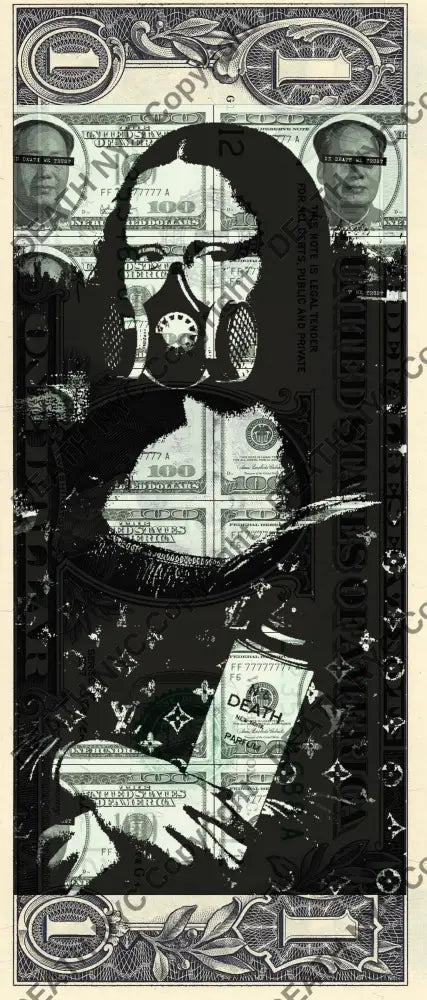 Auction USD $1 Original artwork 231221$10 mona - Art Print