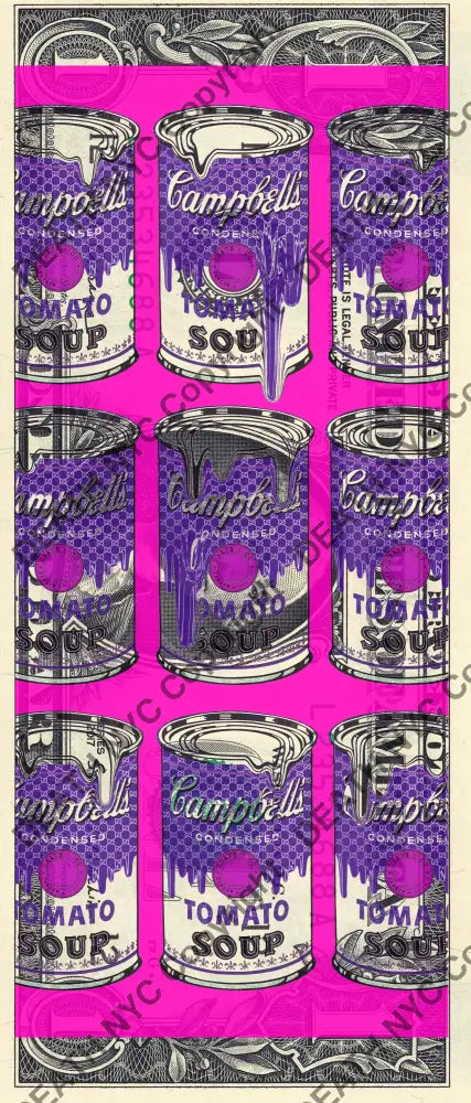 Auction USD $1 Original artwork 231221$1 can - Art Print