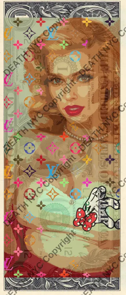 Auction USD $1 Original artwork 250226$2 monr Art Print