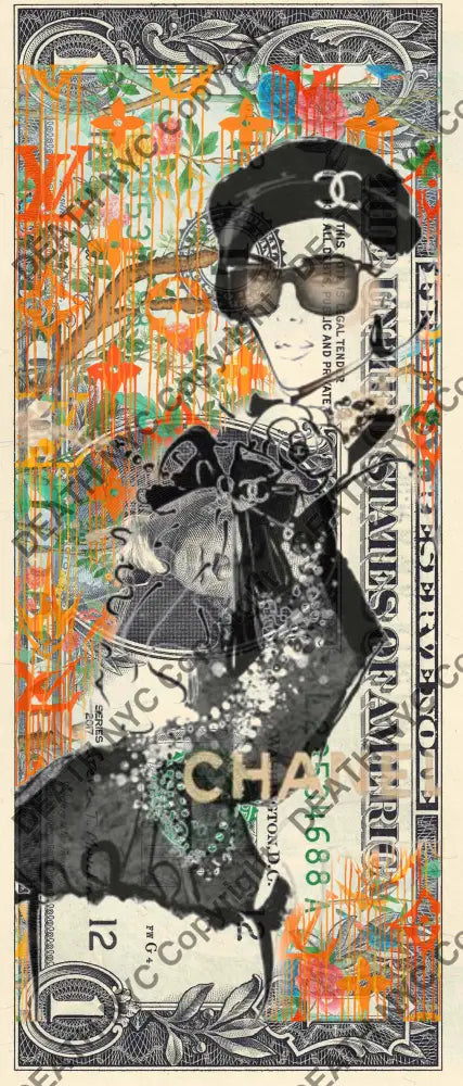 Auction USD $1 Original artwork 250226$1 pra da Art Print