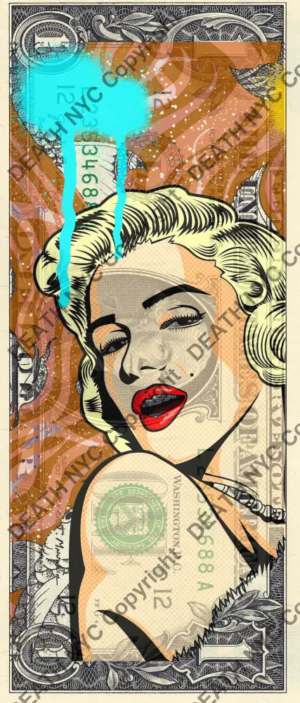 Auction USD $1 Original artwork 250922$1 monr - Art Print