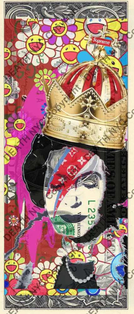 Auction USD $1 Original artwork 251121$20 queen - Art Print