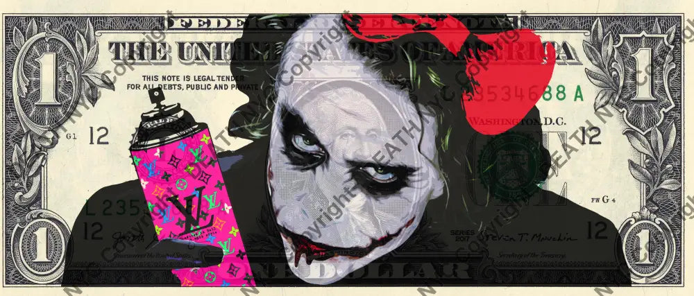 Auction USD $1 Original artwork 261121$24 j k r - Art Print