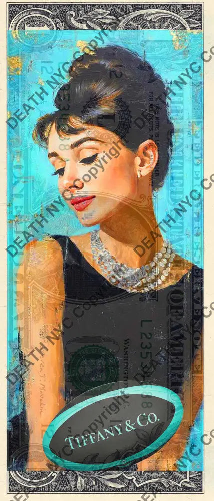 Auction USD $1 Original artwork 261225$11 audrey Art Print