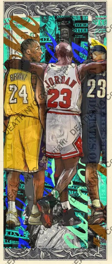 Auction USD $1 Original artwork 270624$4 n b a Art Print