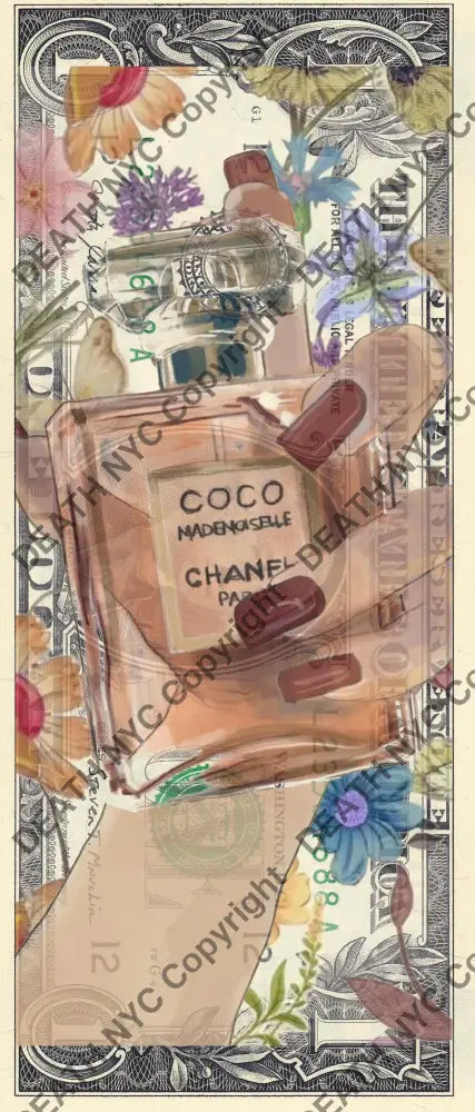 Auction USD $1 Original artwork 271024$8 ch no 5 Art Print