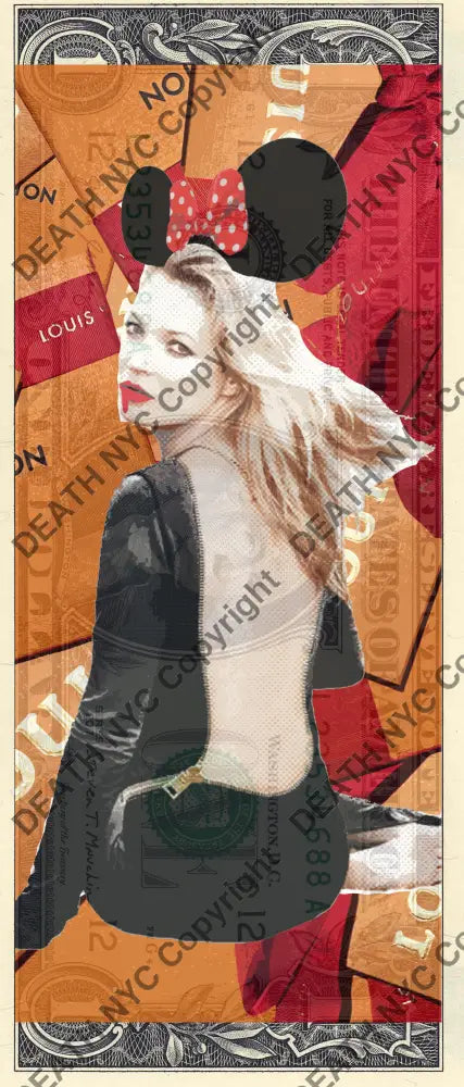 Auction USD $1 Original artwork 271221$3 kate - Art Print