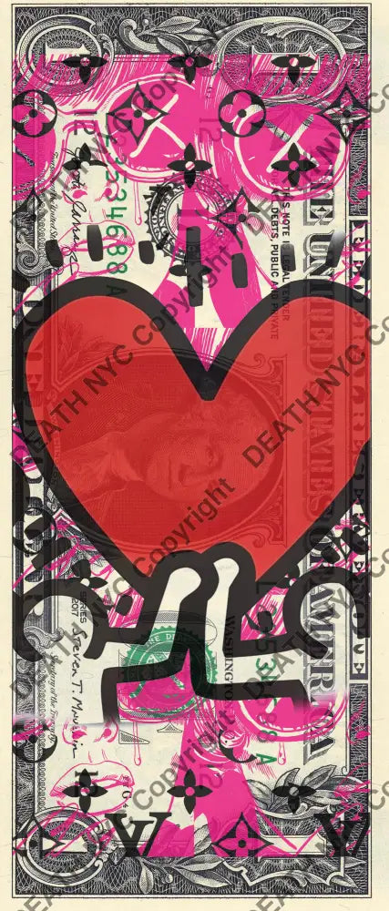 Auction USD $1 Original artwork 280224$14 har - Art Print