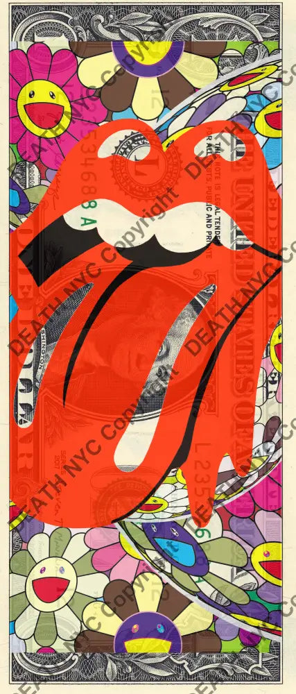 Auction USD $1 Original artwork 280422$20 stone - Art Print