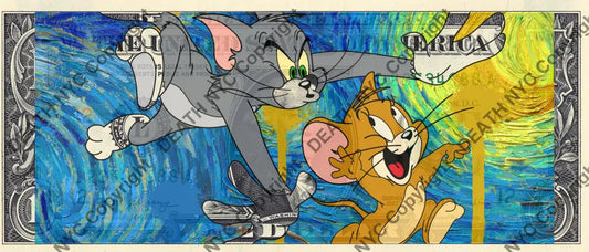 Auction USD $1 Original artwork 280422$3 tom - Art Print