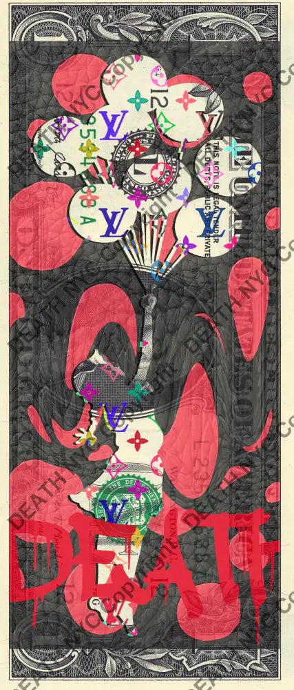 Auction USD $1 Original artwork 280426$18 bank - Art Print