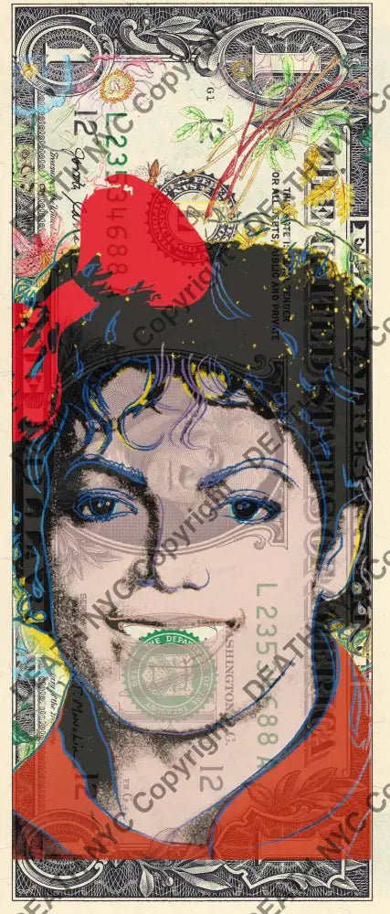 Auction USD $1 Original artwork 280426$20 mj - Art Print