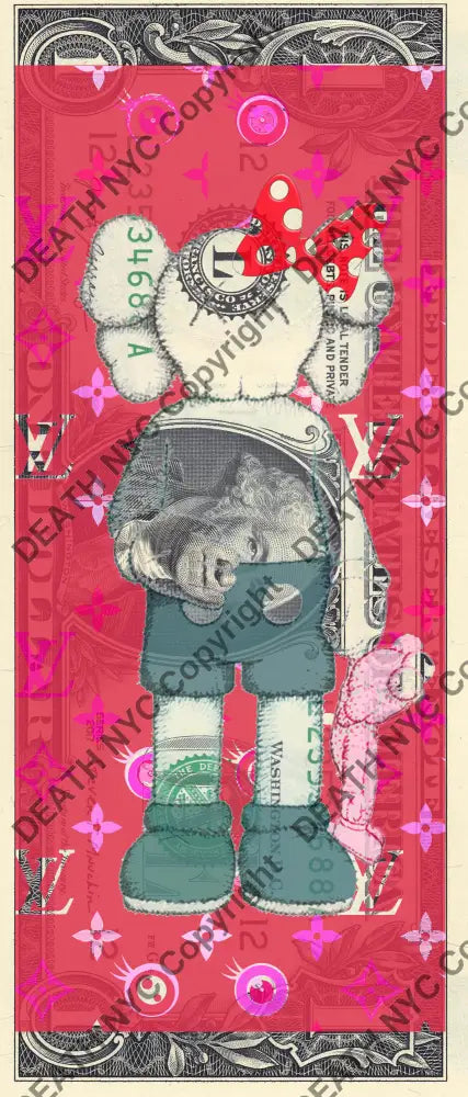 Auction USD $1 Original artwork 281023$24 x - Art Print