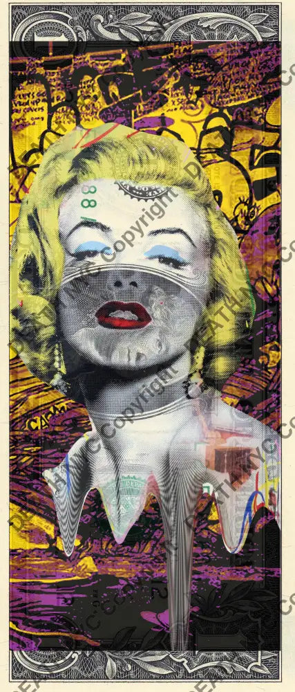 Auction USD $1 Original artwork 290723$7 monir - Art Print