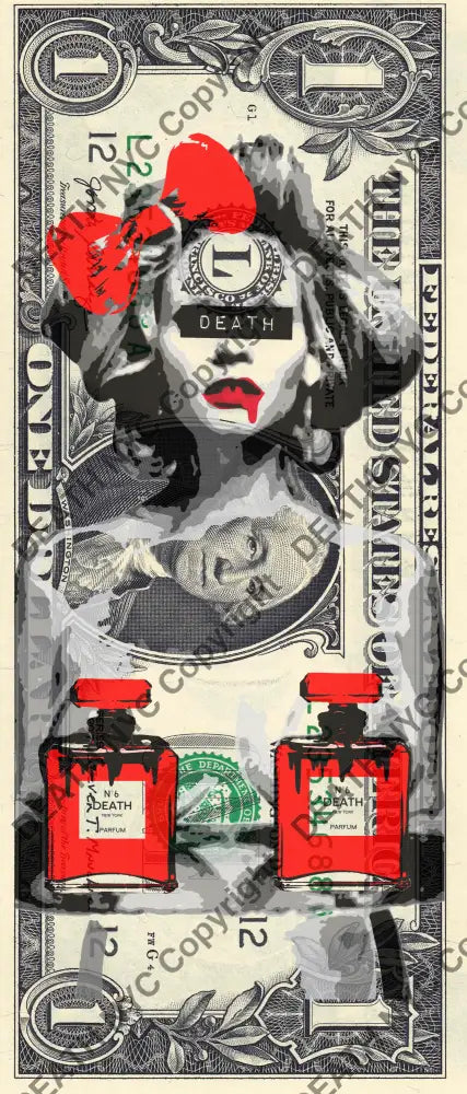 Auction USD $1 Original artwork 291121$8 no 5 Art Print