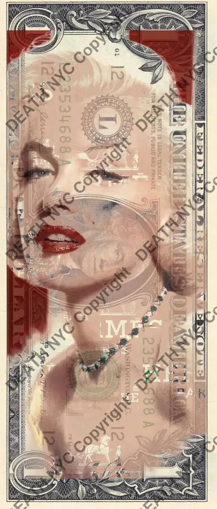 Auction USD $1 Original artwork 301225$2 monr Art Print
