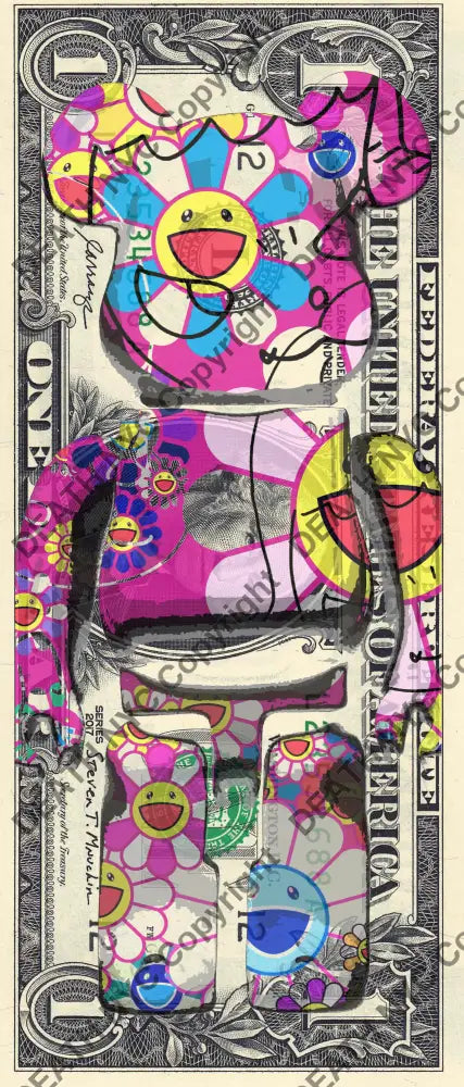 Auction USD $1 Original artwork 310822$10 bear Art Print