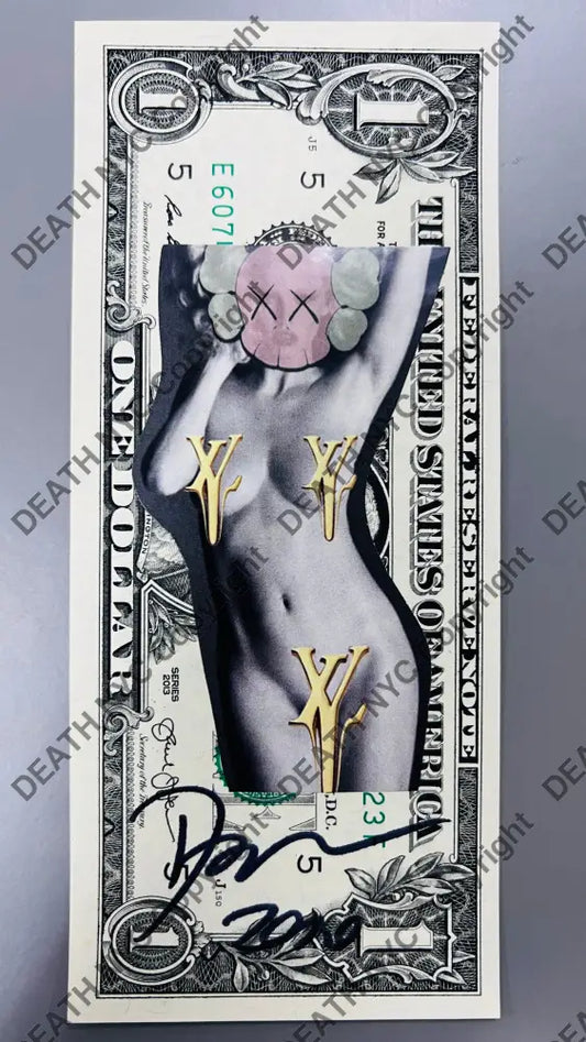 Auction USD $1 Original artwork Mask Art Print