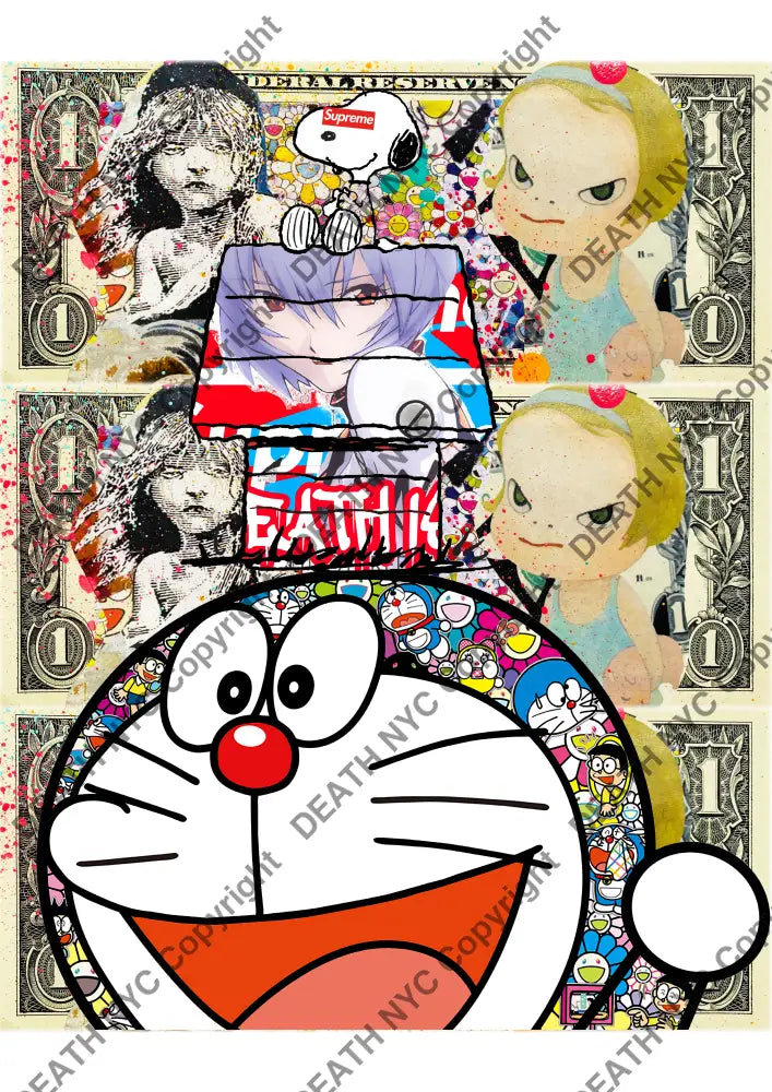 Auction ’usd mix Dmon 1’’ art print 45x32cm (Edition of 100) Art Print