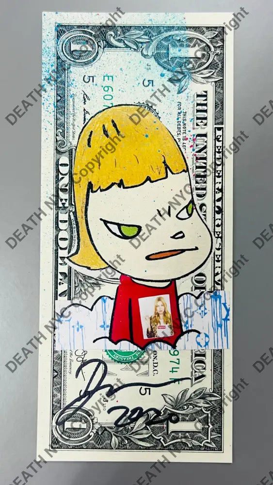 Auction USD Original artwork Edition of 1 Cute sit Art Print