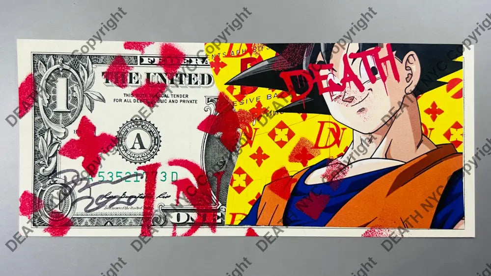 Auction USD Original artwork Edition of 1 Gk Art Print
