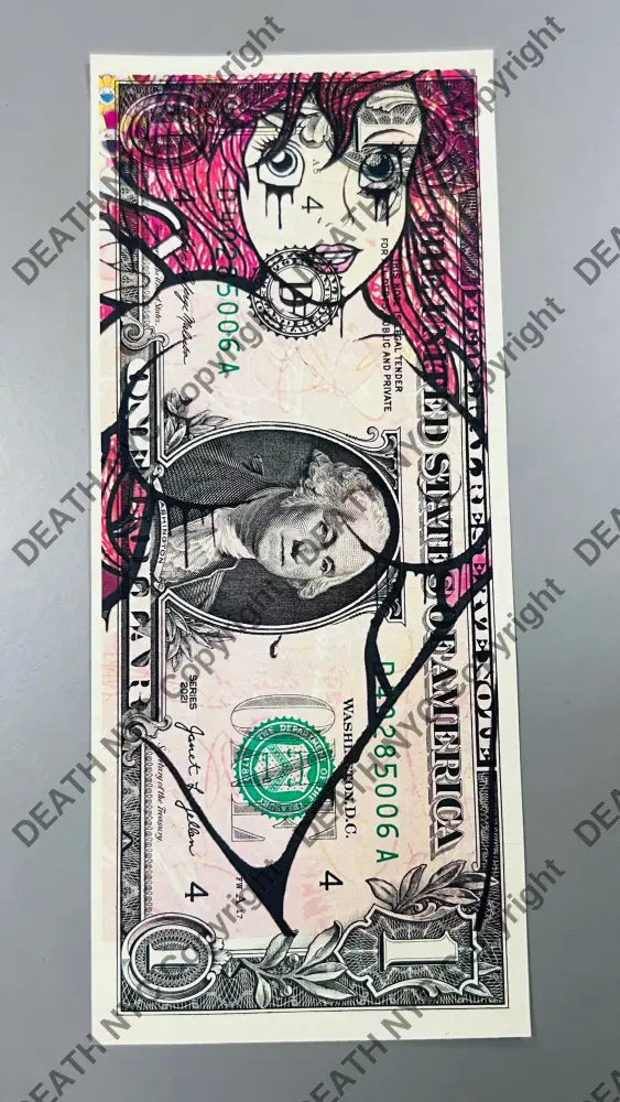 Auction USD Original artwork Edition of 100 ar iel Art Print