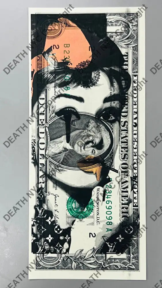 Auction USD Original artwork Edition of 100 Audrey Art Print