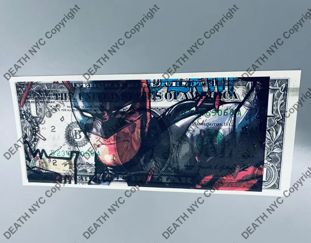 Auction USD Original artwork Edition of 100 bat Art Print