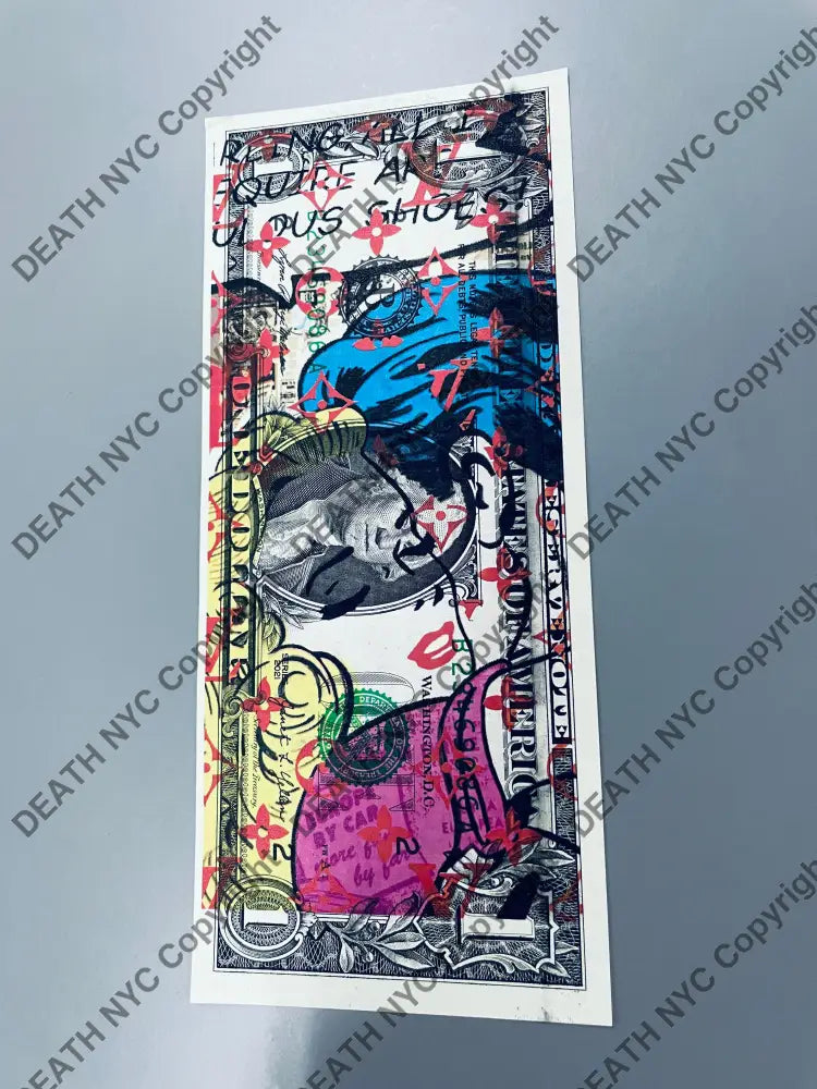 Auction USD Original artwork Edition of 100 face Art Print