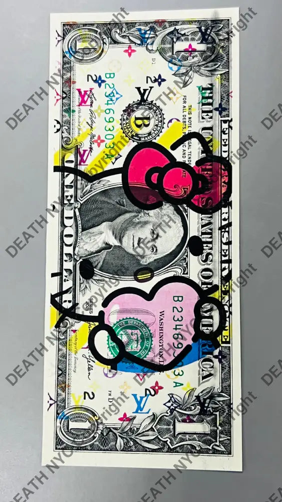 Auction USD Original artwork Edition of 100 Kitty Art Print