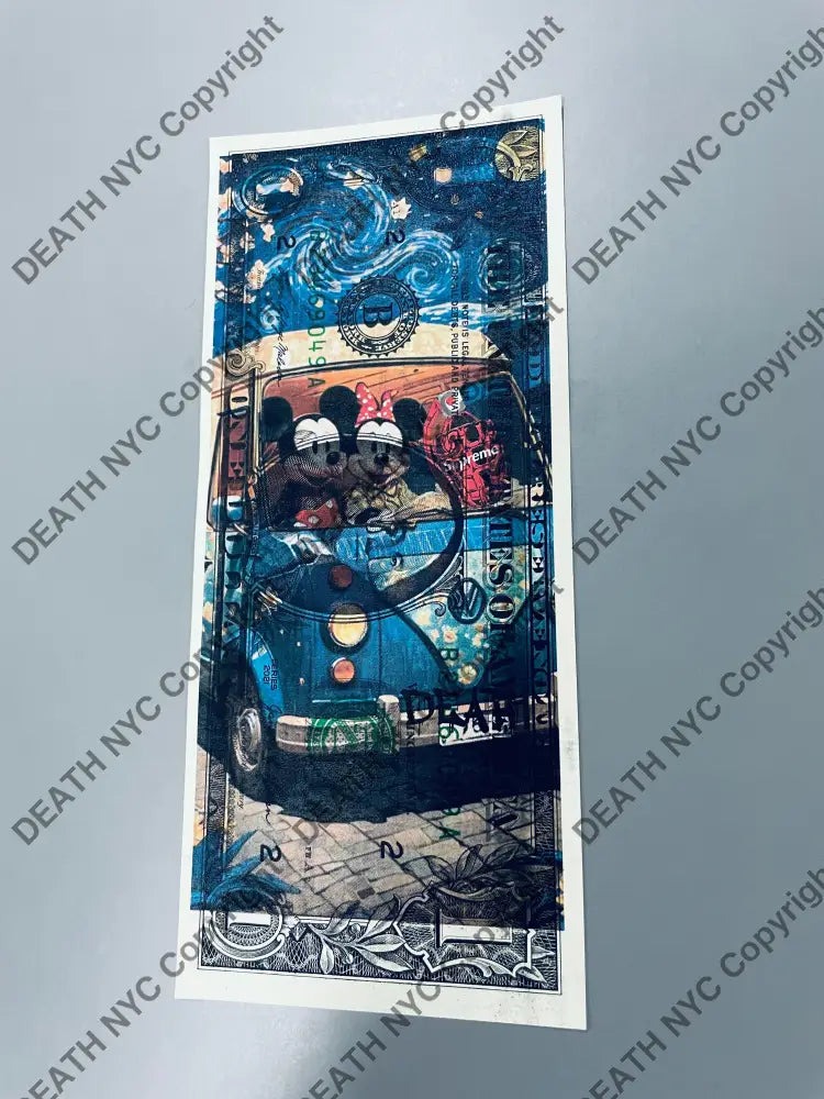 Auction USD Original artwork Edition of 100 mouse drive Art Print