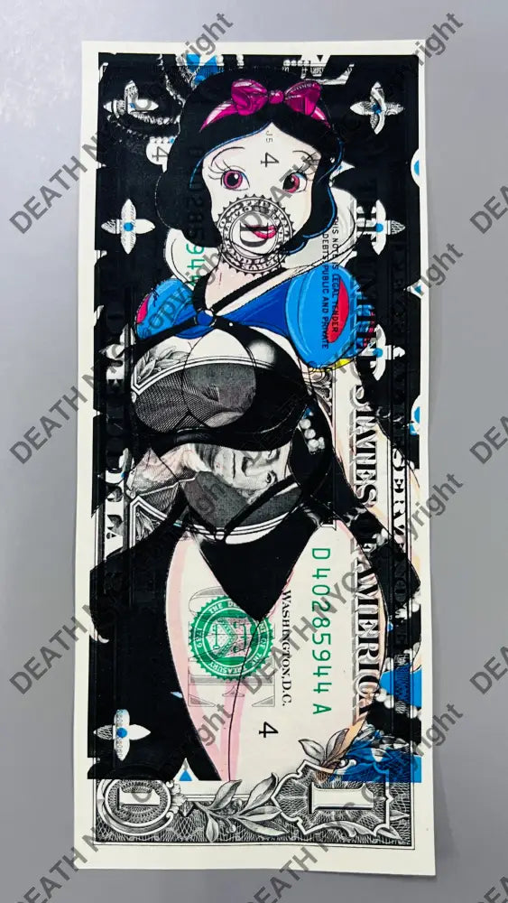 Auction USD Original artwork Edition of 100 Snow bik Art Print