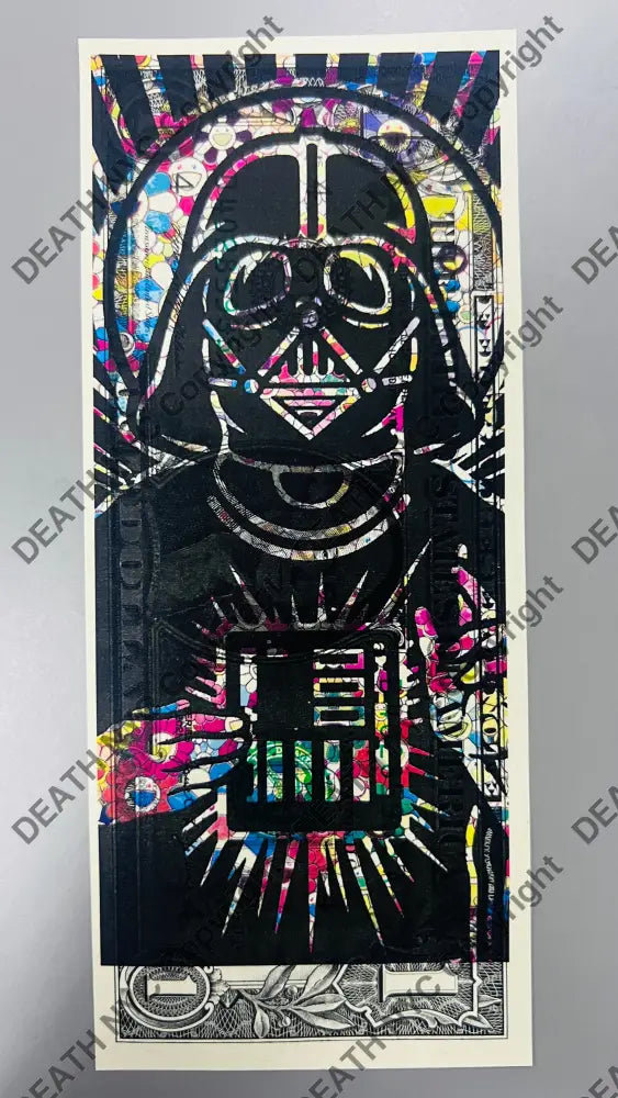 Auction USD Original artwork Edition of 100 Vd r glow Art Print
