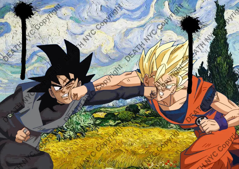 Auction ’van goku’ art print 45x32cm (Edition of 100) Art Print